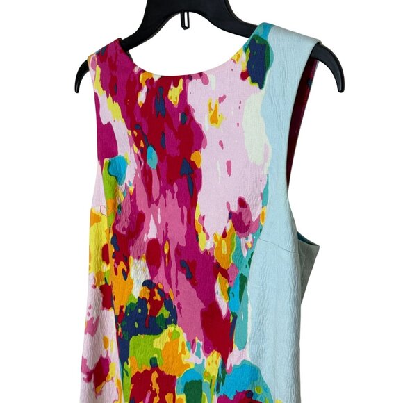 Plenty Dresses by Tracy Reese Watercolor Floral Sleeveless Shift Dress Size 4 - Picture 2 of 10